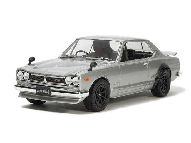 Tamiya Nissan Skyline 2000 GT-R Street-Custom with Figure 1/24 Scale Model Car Kit