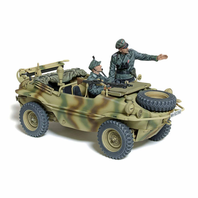 Tamiya 1/35 German Schwimmwagen Type 166 Model Kit - Wide Wheel Version