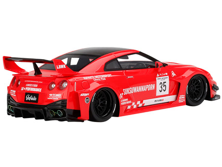 Nissan 35GT-RR Ver. 1 LB-Silhouette WORKS GT RHD (Right Hand Drive) #35 Infinite Motorsport 1/18 Model Car by Top Speed - view 3