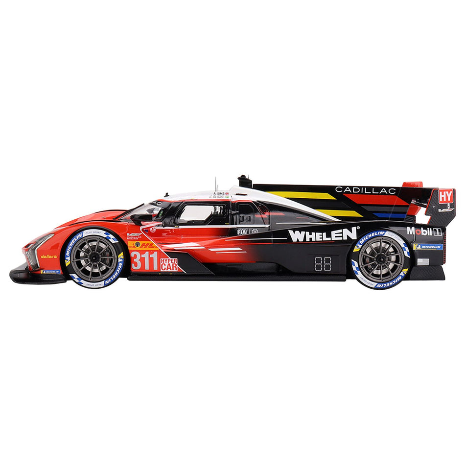 Cadillac V-Series.R #311 Jack Aitken - Pipo Derani - Alexander Sims "Action Express Racing" Hypercar "24 Hours of Le Mans" (2023) 1/18 Model Car by Top Speed