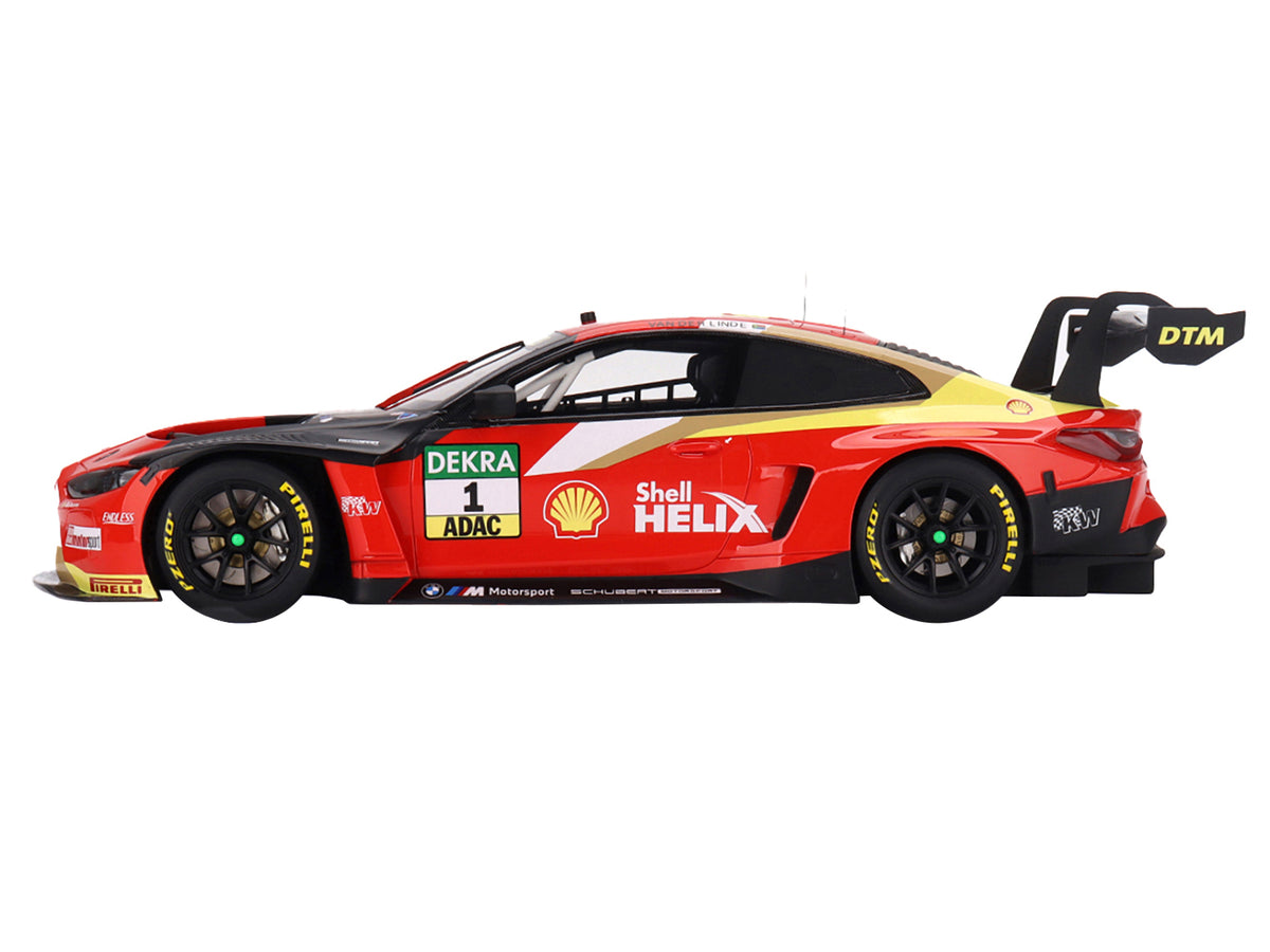 BMW M4 GT3 #1 Sheldon van der Linde "Schubert Motorsport" "DTM (Deutsche Tourenwagen Masters)" (2023) 1/18 Model Car by Top Speed