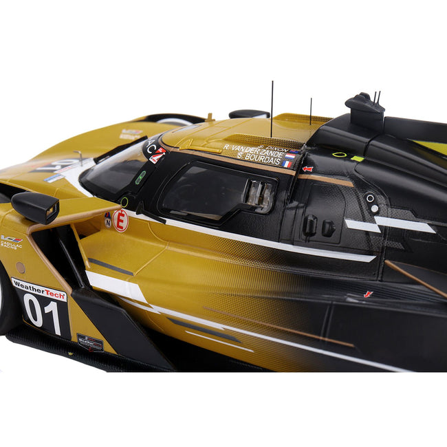 Cadillac V-Series.R #01 Sebastien Bourdais - Scott Dixon - Renger van der Zande "Cadillac Racing" 2nd Place "12 Hours of Sebring" (2024) 1/18 Model Car by Top Speed