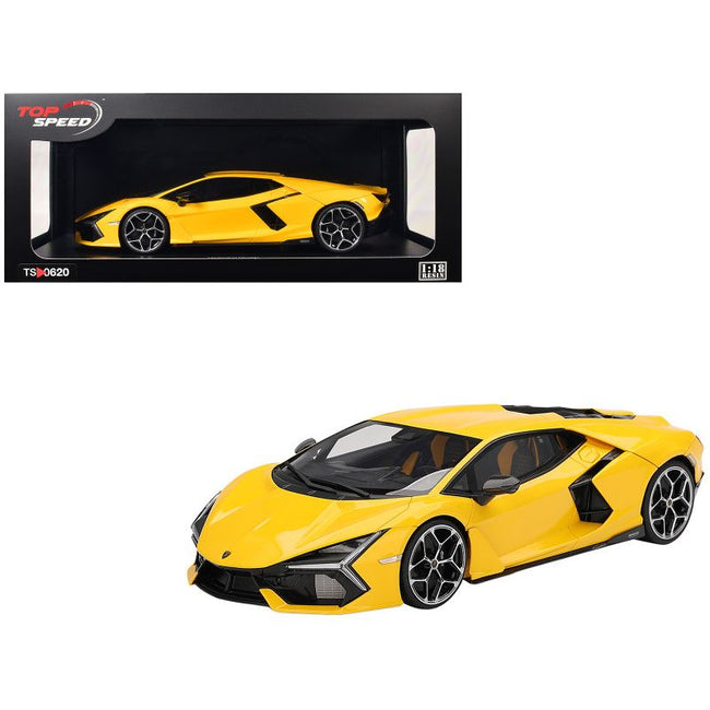 Lamborghini Revuelto Giallo (Yellow) 1/18 Model Car by Top Speed