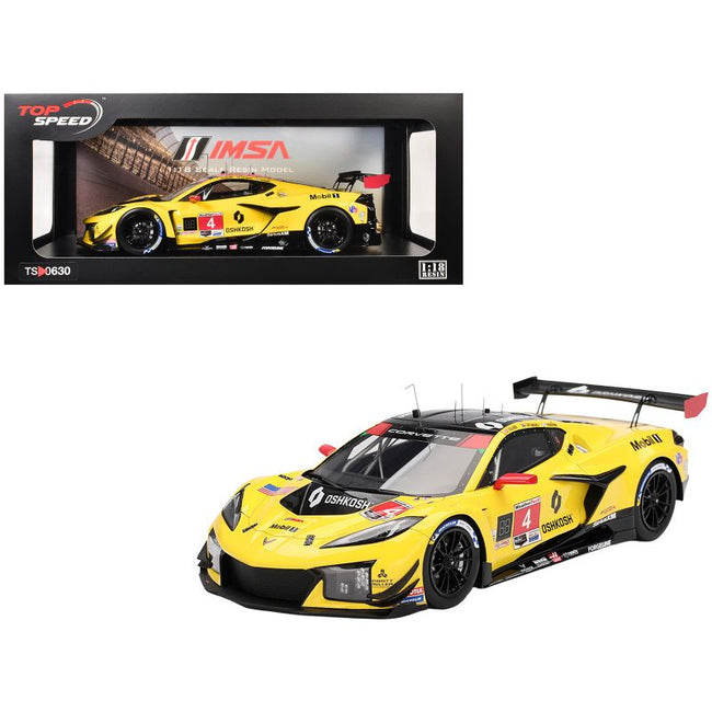 Chevrolet Corvette Z06 GT3.R #4 Nicky Catsburg - Tommy Milner - Nicolas Varrone "Corvette Racing by Pratt Miller Motorsports" "24 Hours of Daytona" (2025) 1/18 Model Car by Top Speed
