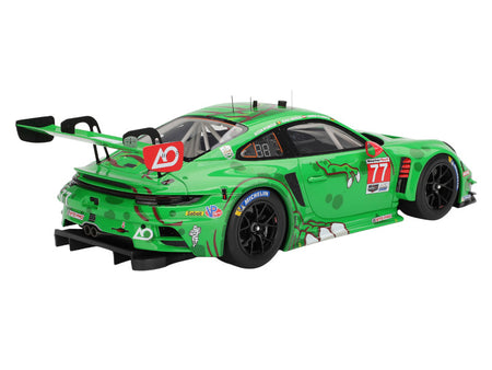 Porsche 911 GT3 R (992) #77 Klaus Bachler - Laurin Heinrich - Alessio Picariello "AO Racing - Rexy" IMSA "24 Hours of Daytona" (2025) 1/18 Model Car by Top Speed