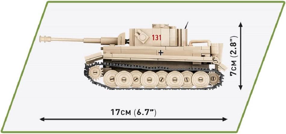 Cobi 340pcs HC WWII PZKPFW VI Tiger "131"