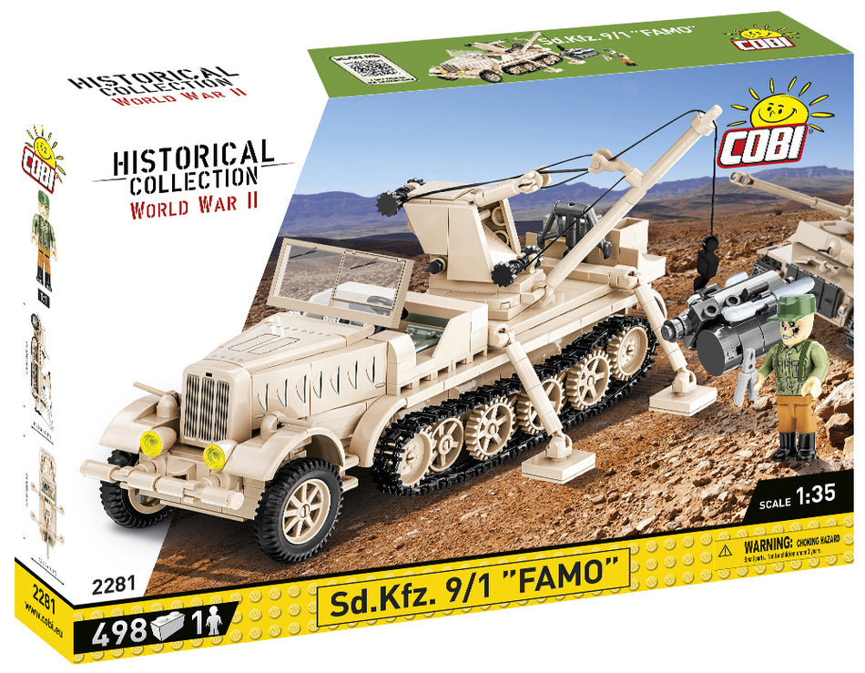 Cobi 502pcs HC WWII SD.KFZ.9/1 FAMO Half Truck