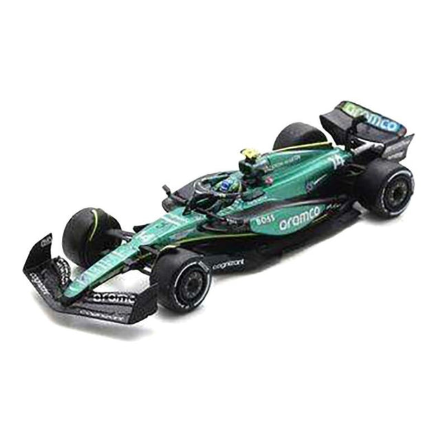 Aston Martin AMR24 #14 Fernando Alonso Formula One F1 "Saudi Arabian GP" (2024) 1/64 Diecast Model Car by Spark
