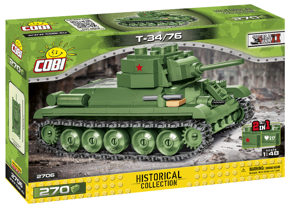 Cobi 270pcs HC WWII T-34/76