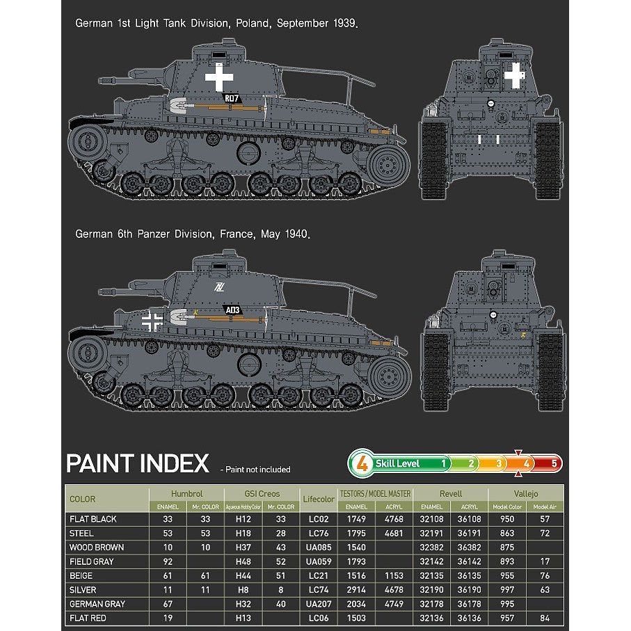 Academy 1/35 13280 German Light Tank Pz.Kpfw. 35(T)-Academy-ModelCars.com