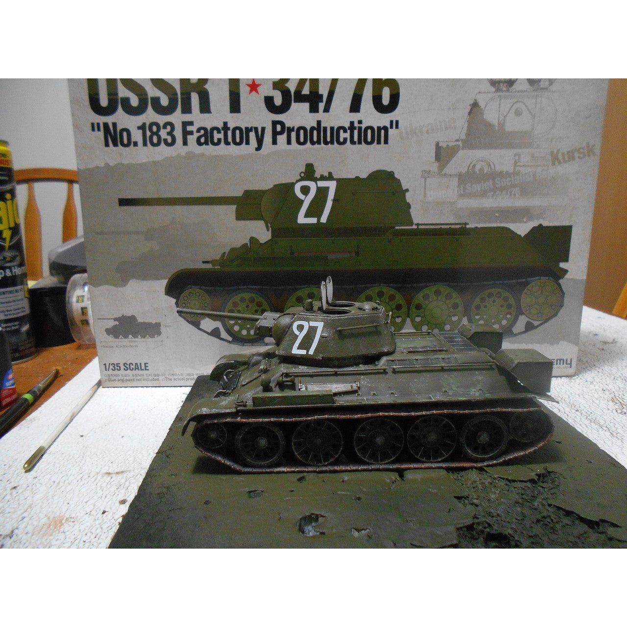 Academy 1/35 13505 Ussr T - 34/76 No.183 'Factory Production" - Academy - ModelCars.com