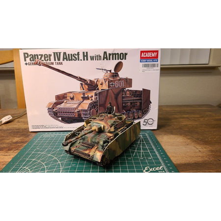 Academy 1/35 German Panzer IV H w/Armor-Academy-ModelCars.com