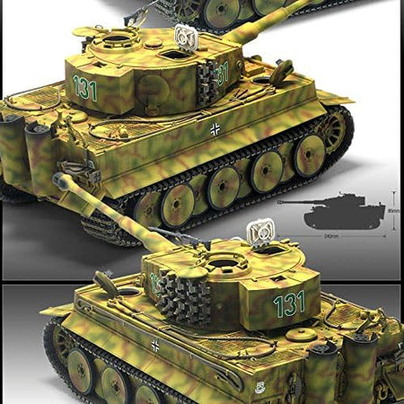 Academy 1/35 Tiger - I Mid Version "Anniv 70 Normandy Invasion 1944" LE - Academy - ModelCars.com