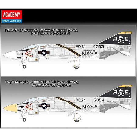Academy 1/48 F - 4J "VF - 84 Jolly Rogers" - Academy - ModelCars.com