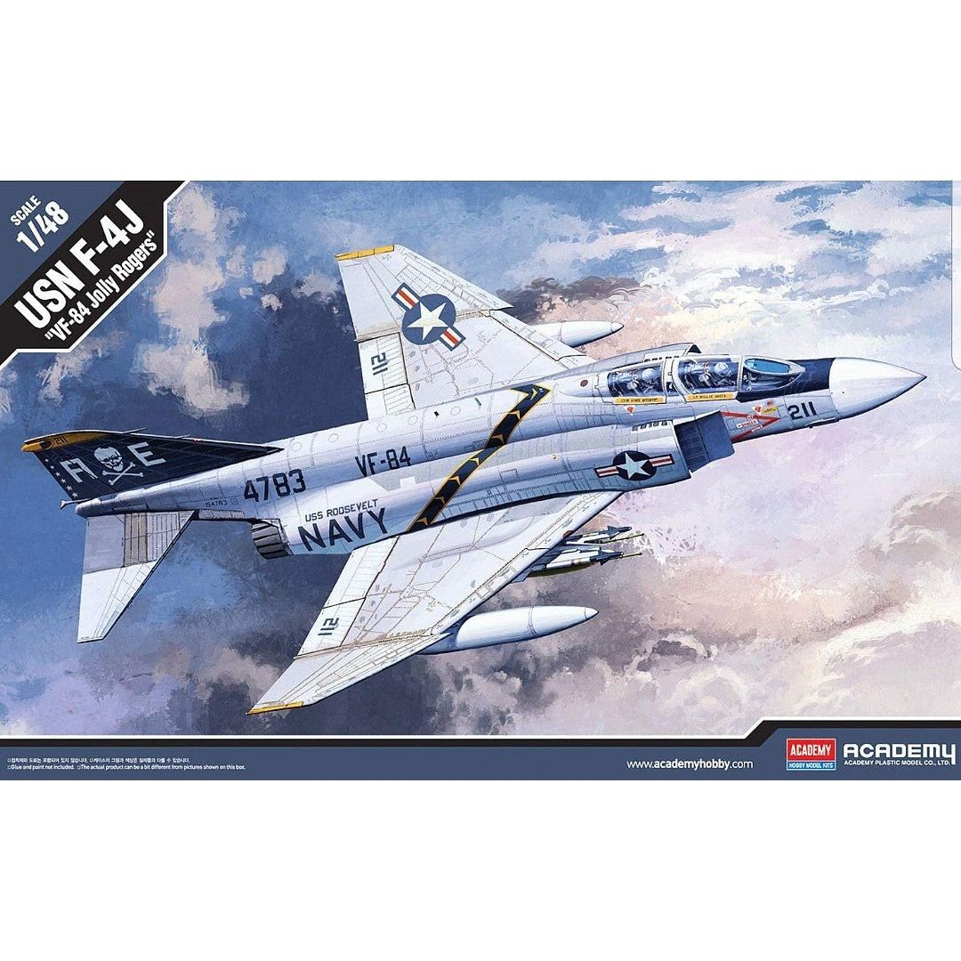 Academy 1/48 F - 4J "VF - 84 Jolly Rogers" - Academy - ModelCars.com