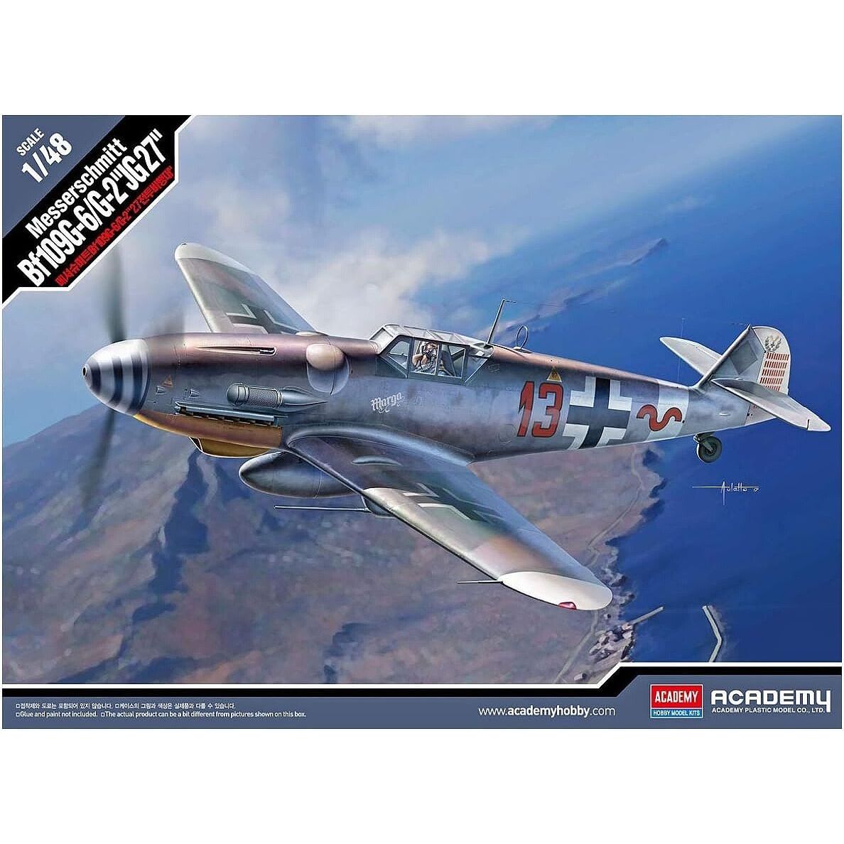 Academy 1/48 Messerschmitt Bf109G - 6/G - 2 "JG27" - Academy - ModelCars.com