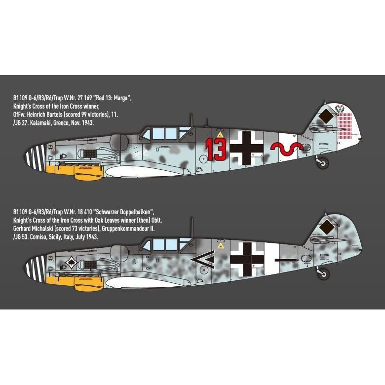 Academy 1/48 Messerschmitt Bf109G-6/G-2 "JG27"-Academy-ModelCars.com