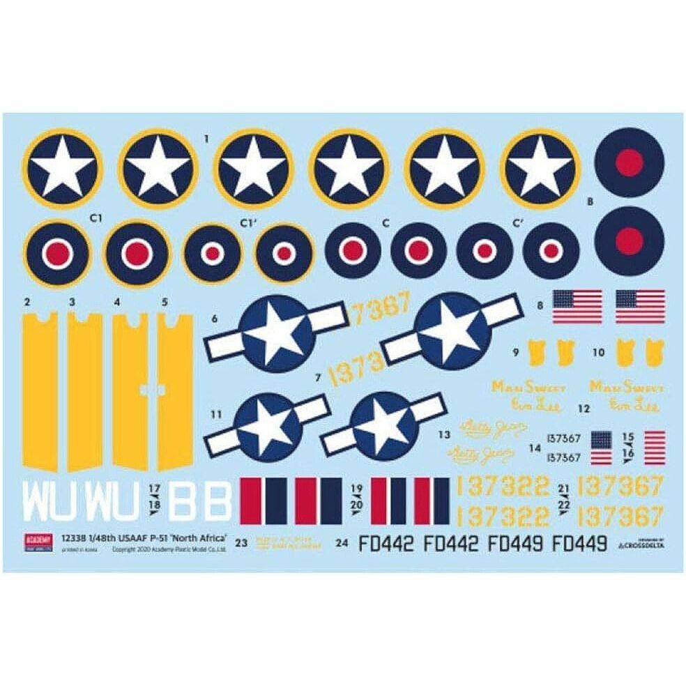 Academy 1/48 USAAF P - 51 "North Africa" - Academy - ModelCars.com