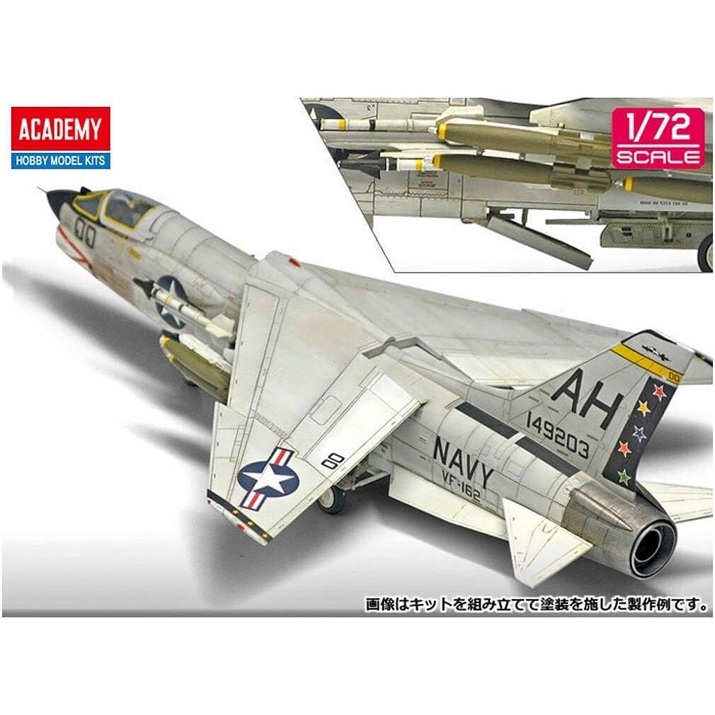 Academy 1/72 12521 F - 8E Vf - 162 "The Hunters" Usn - Academy - ModelCars.com