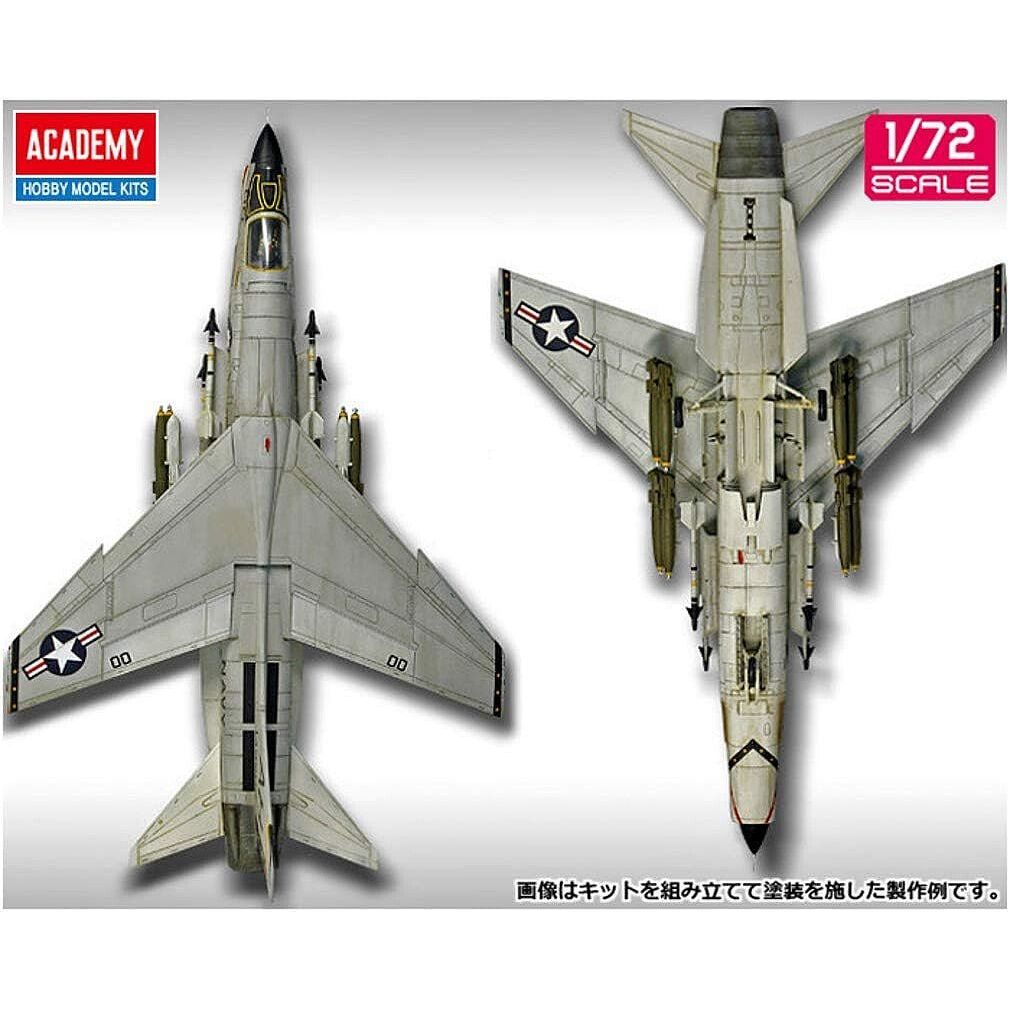 Academy 1/72 12521 F - 8E Vf - 162 "The Hunters" Usn - Academy - ModelCars.com
