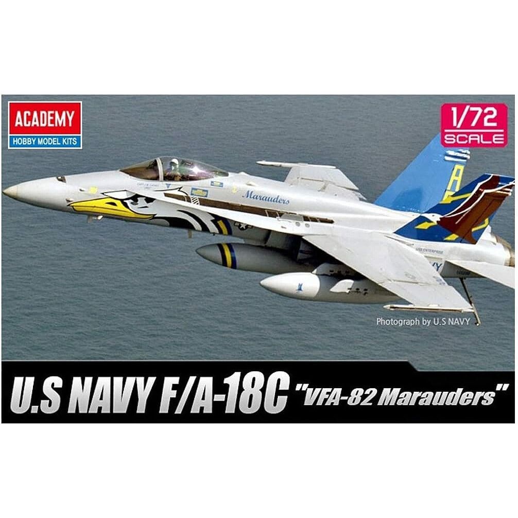 Academy 1/72 12534 F/A-18C U.S. Navy Vfa-82 "Maraders"-Academy-ModelCars.com