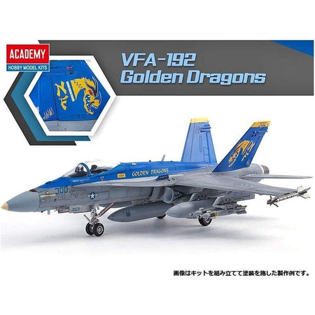 Academy 1/72 12564 1/72 Usn F/A - 18C Vfa - 192 "Golden Dragons" - Academy - ModelCars.com