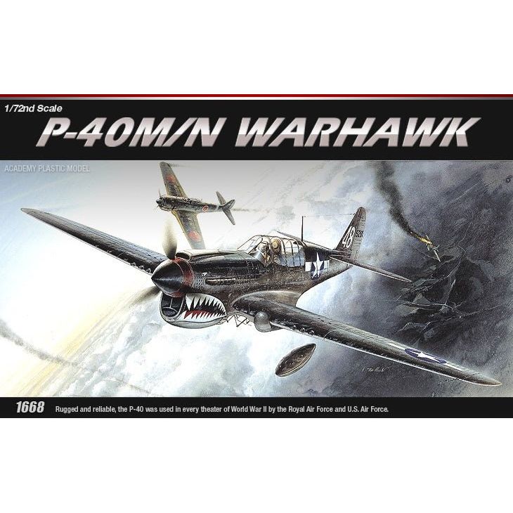 Academy 1/72 P - 40M/N Warhawk - Academy - ModelCars.com