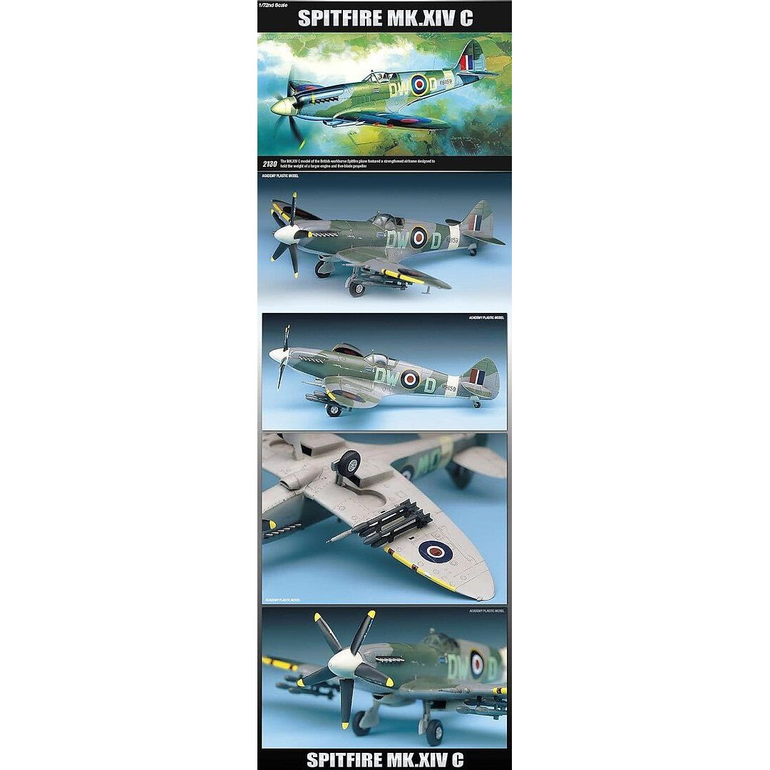 Academy 1/72 Spitfire MK.XIV - CRAF - Academy - ModelCars.com