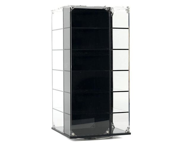 Acrylitower Showcase 24 Car Display Desktop Spinner with Cover "Mijo Exclusives" for 1/64 Scale Models-Other-ModelCars.com