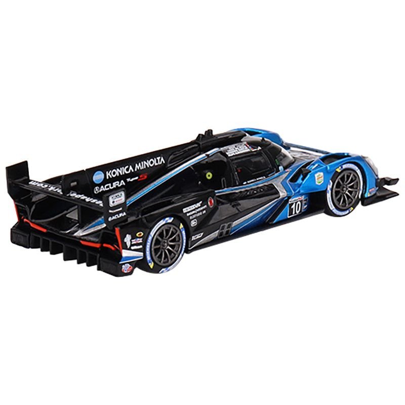 Acura ARX - 06 10 Filipe Albuquerque - Louis Deletraz - Brendon Hartley - Ricky Taylor "Wayne Taylor Racing with Andretti Autosport" IMSA GTP 2nd Place "24 Hours of Daytona" (2023) Limited Edition 1/64 Diecast Model Car by Mini GT - Mini GT - ModelCars.com