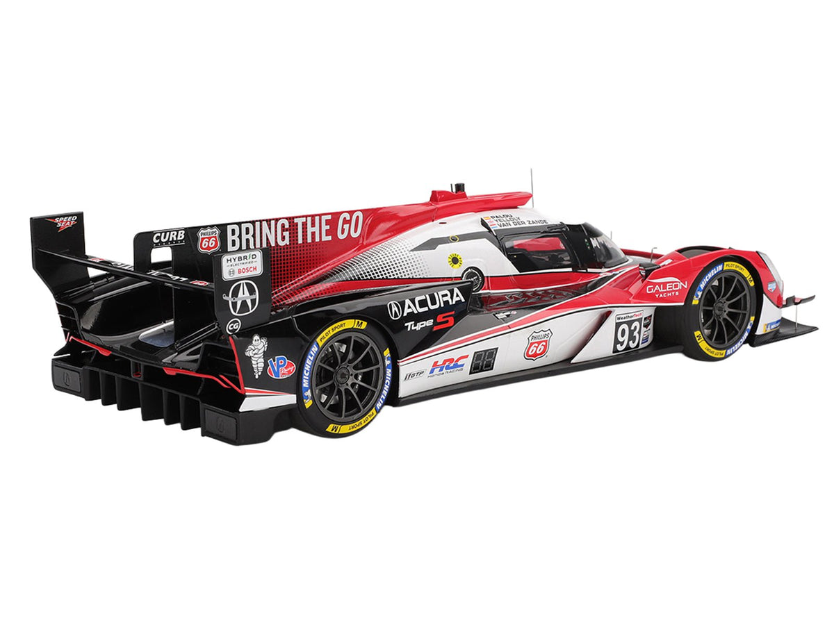 Acura ARX-06 #93 Alex Palou - Renger van der Zande - Nick Yelloly "Acura Meyer Shank Racing" 3rd Place GTP IMSA "12 Hours of Sebring" (2025) 1/18 Model Car by Top Speed-Top Speed-ModelCars.com