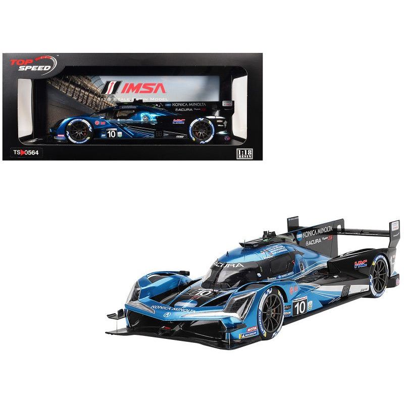 Acura ARX - 06 GTP 10 Filipe Albuquerque - Marcus Ericsson - Brendon Hartley - Ricky Taylor "Wayne Taylor Racing with Andretti" IMSA "24 Hours of Daytona" (2024) 1/18 Model Car by Top Speed - Top Speed - ModelCars.com