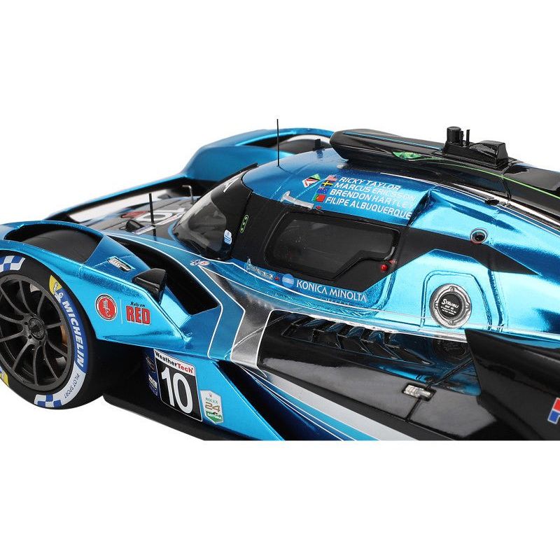 Acura ARX-06 GTP #10 Filipe Albuquerque - Marcus Ericsson - Brendon Hartley - Ricky Taylor "Wayne Taylor Racing with Andretti" IMSA "24 Hours of Daytona" (2024) 1/18 Model Car by Top Speed-Top Speed-ModelCars.com