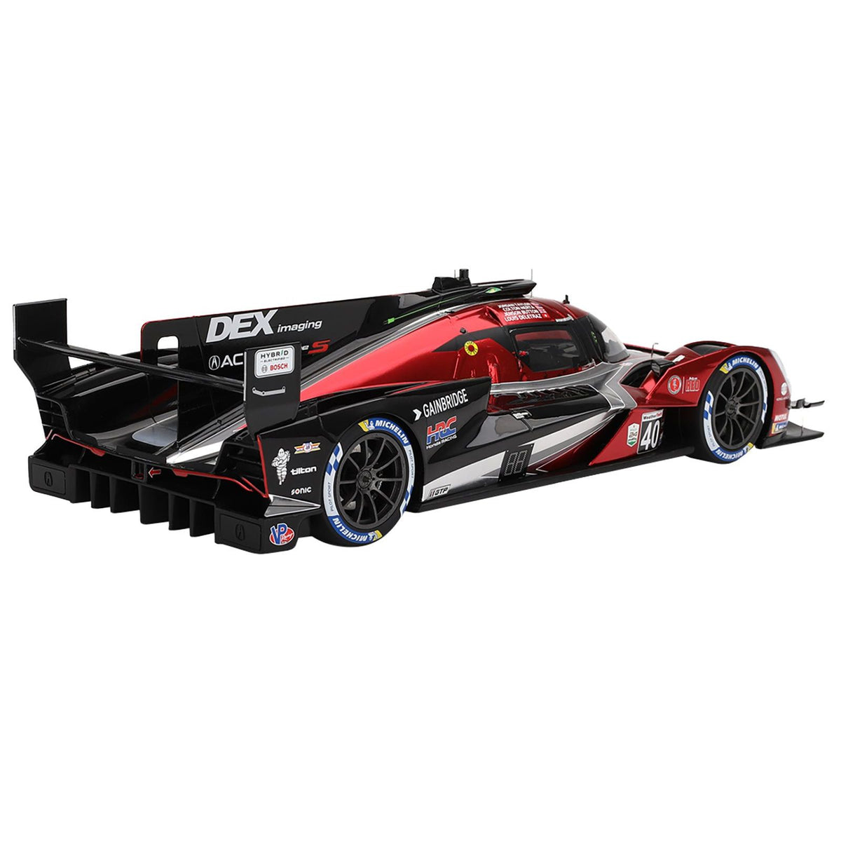 Acura ARX - 06 GTP 40 Jenson Button - Louis Deletraz - Colton Herta - Jordan Taylor "Wayne Taylor Racing with Andretti" 3rd Place IMSA "24 Hours of Daytona" (2024) 1/18 Model Car by Top Speed - Top Speed - ModelCars.com