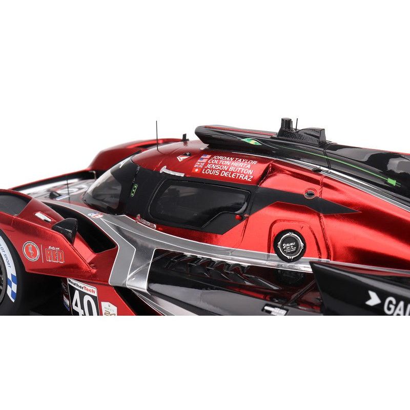 Acura ARX - 06 GTP 40 Jenson Button - Louis Deletraz - Colton Herta - Jordan Taylor "Wayne Taylor Racing with Andretti" 3rd Place IMSA "24 Hours of Daytona" (2024) 1/18 Model Car by Top Speed - Top Speed - ModelCars.com