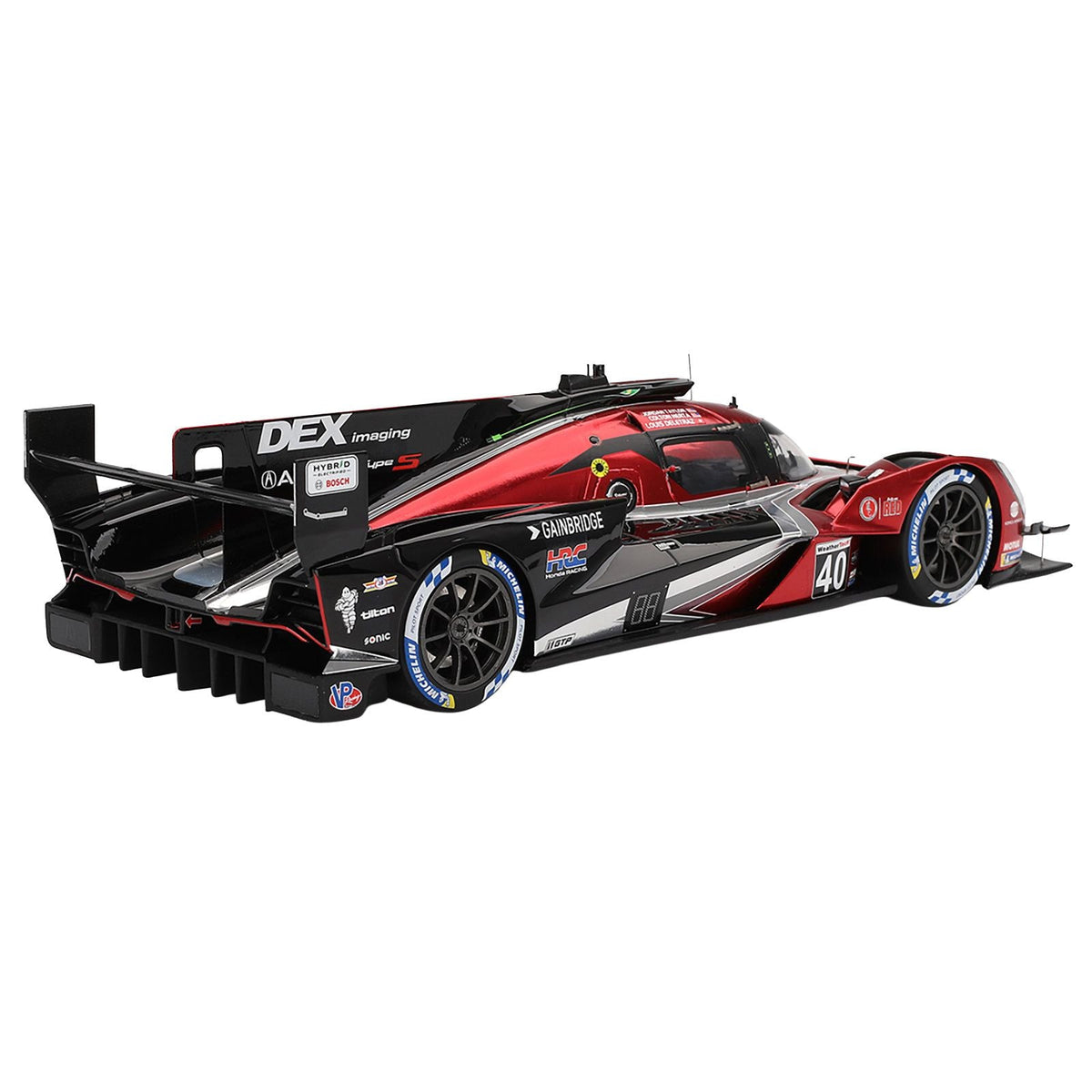 Acura ARX-06 GTP #40 Louis Deletraz - Colton Herta - Jordan Taylor "Wayne Taylor Racing with Andretti" Winner "12 Hours of Sebring" (2024) 1/18 Model Car by Top Speed-Top Speed-ModelCars.com
