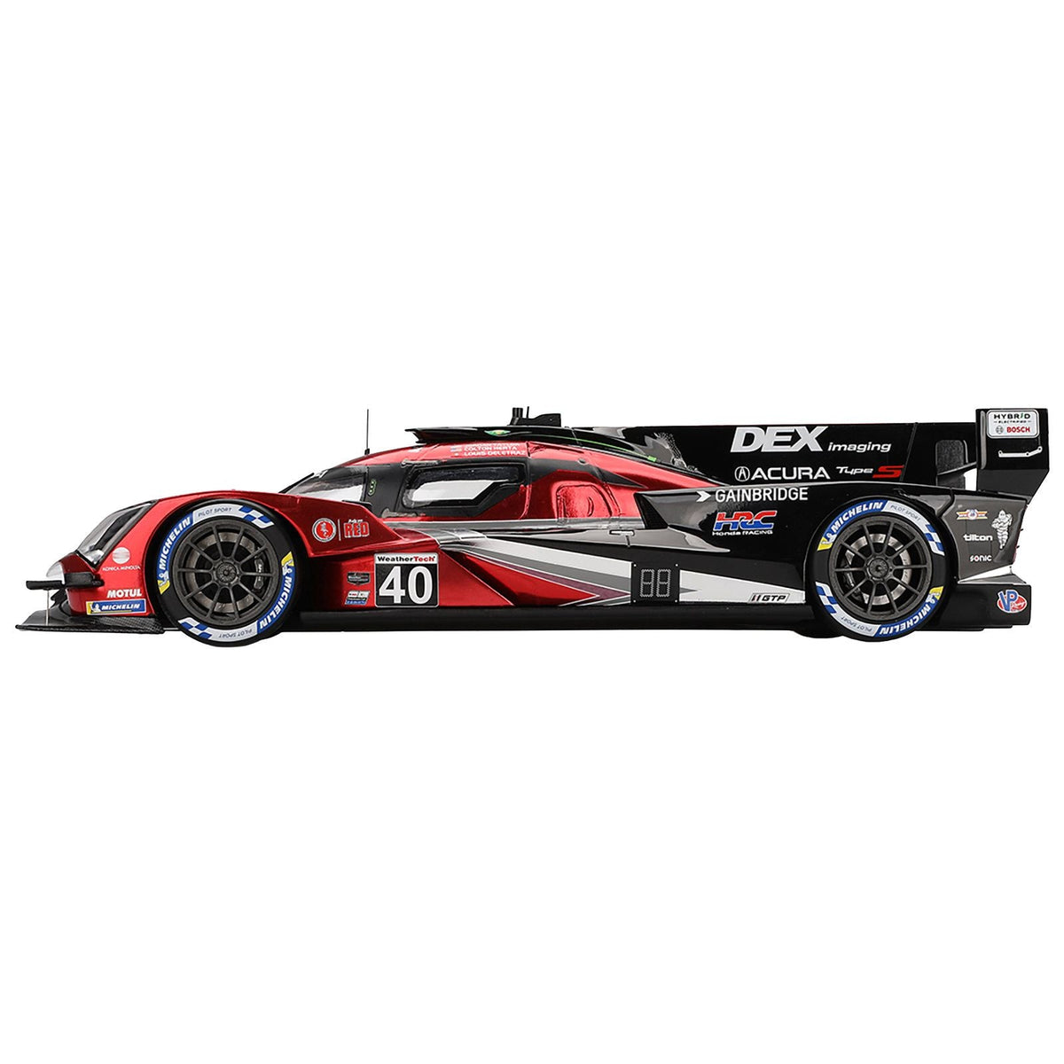 Acura ARX-06 GTP #40 Louis Deletraz - Colton Herta - Jordan Taylor "Wayne Taylor Racing with Andretti" Winner "12 Hours of Sebring" (2024) 1/18 Model Car by Top Speed-Top Speed-ModelCars.com