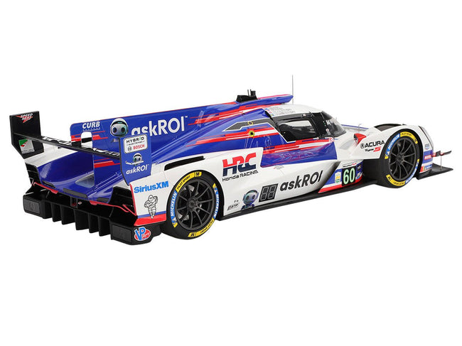Acura ARX-06 GTP #60 Tom Blomqvist - Colin Braun - Scott Dixon - Felix Rosenqvist "Acura Meyer Shank Racing with Curb-Agajanian" 2nd Place IMSA "24 Hours of Daytona" (2025) 1/18 Model Car by Top Speed-Top Speed-ModelCars.com