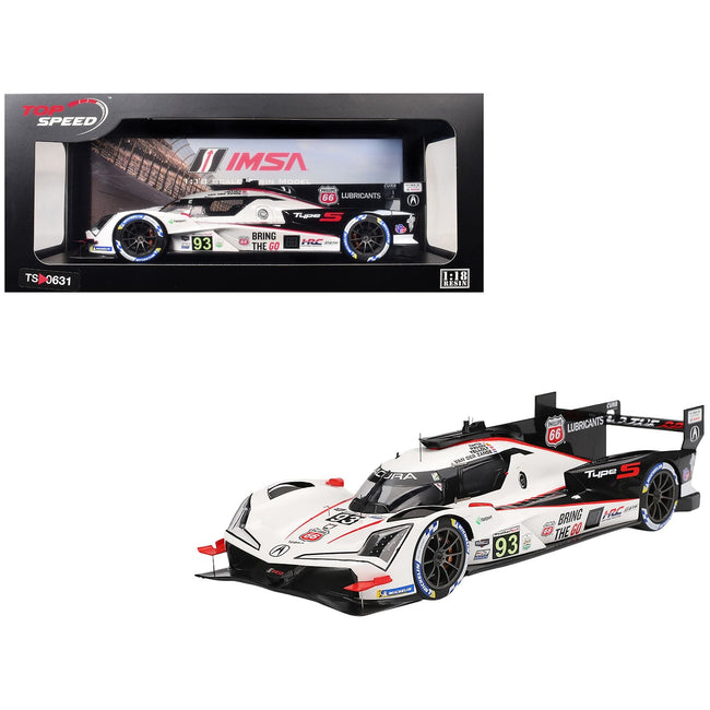 Acura ARX-06 GTP #93 Kakunoshin Ohta - Alex Palou - Renger van der Zande - Nick Yelloly "Acura Meyer Shank Racing with Curb-Agajanian" "24 Hours of Daytona" (2025) 1/18 Model Car by Top Speed-Top Speed-ModelCars.com