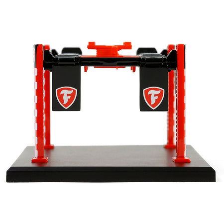 Adjustable Four - Post Lift "Firestone" Red and White "Four - Post Lifts" Series 6 1/64 Diecast Model by Greenlight - Greenlight - ModelCars.com