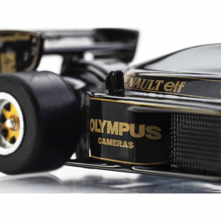 AFX Racing HO 1985 Lotus 97T Formula One Mega G+ Slot Car, Black/ Gold-AFX Racing-ModelCars.com