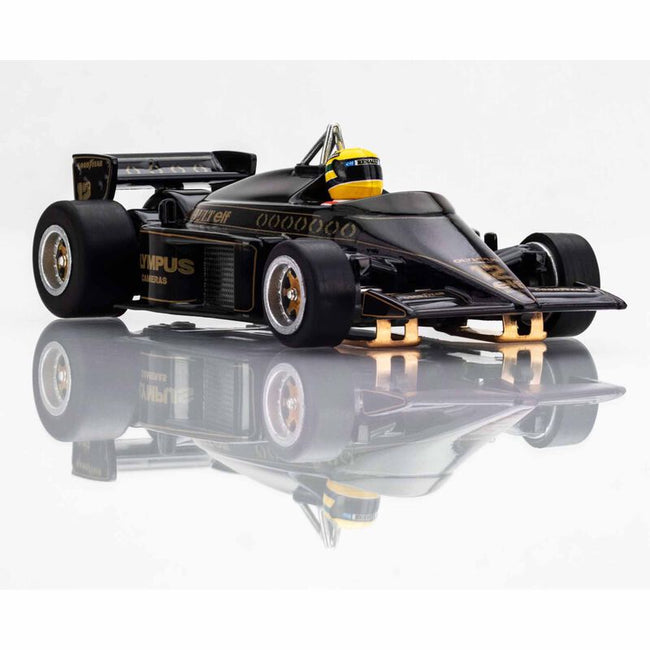 AFX Racing HO 1985 Lotus 97T Formula One Mega G+ Slot Car, Black/ Gold-AFX Racing-ModelCars.com