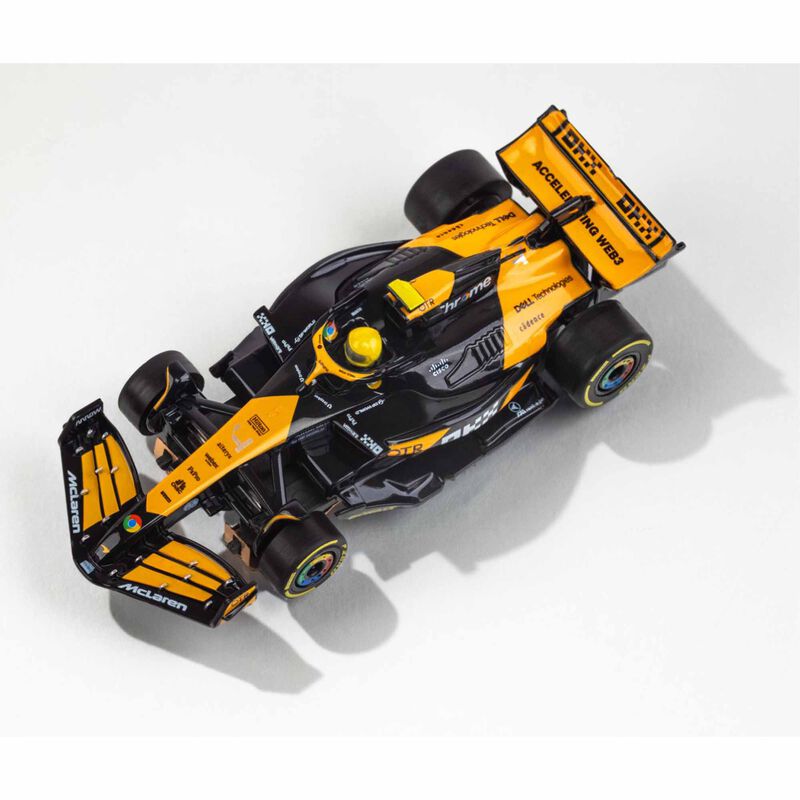 AFX Racing HO 2024 McLaren Fomula-1 MCL38 #4 AU Mega G+ Slot Car-AFX Racing-ModelCars.com