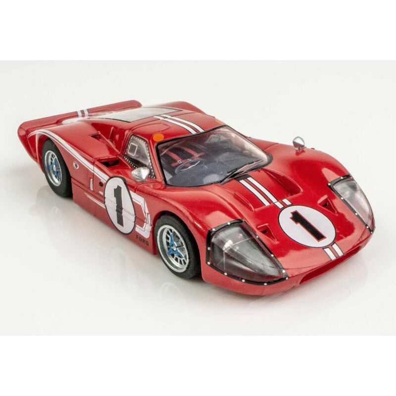 AFX Racing HO Ford GT40 Mk.IV #1 Mega G+ Slot Car, LeMans-AFX Racing-ModelCars.com