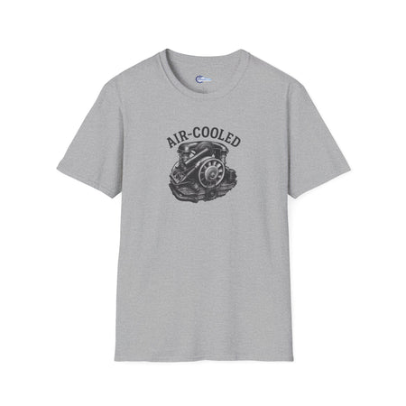 Air-Cooled Engine Vintage T-Shirt - Text Design + Graphic-Modelcars.com-ModelCars.com