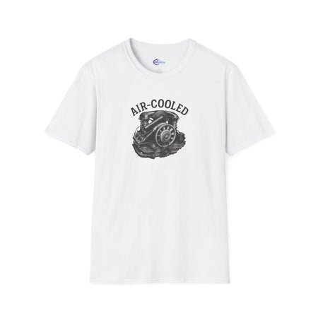 Air-Cooled Engine Vintage T-Shirt - Text Design + Graphic-Modelcars.com-ModelCars.com