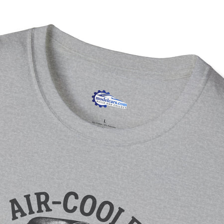 Air-Cooled Engine Vintage T-Shirt - Text Design + Graphic-Modelcars.com-ModelCars.com