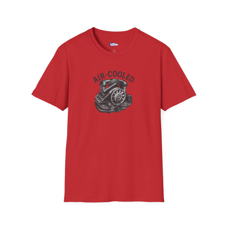Air-Cooled Engine Vintage T-Shirt - Text Design + Graphic-Modelcars.com-ModelCars.com