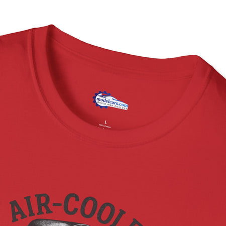 Air-Cooled Engine Vintage T-Shirt - Text Design + Graphic-Modelcars.com-ModelCars.com
