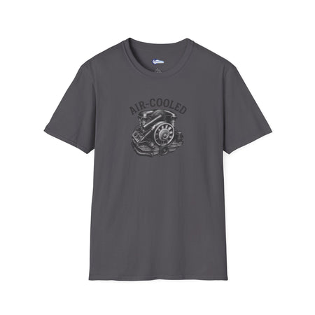 Air-Cooled Engine Vintage T-Shirt - Text Design + Graphic-Modelcars.com-ModelCars.com
